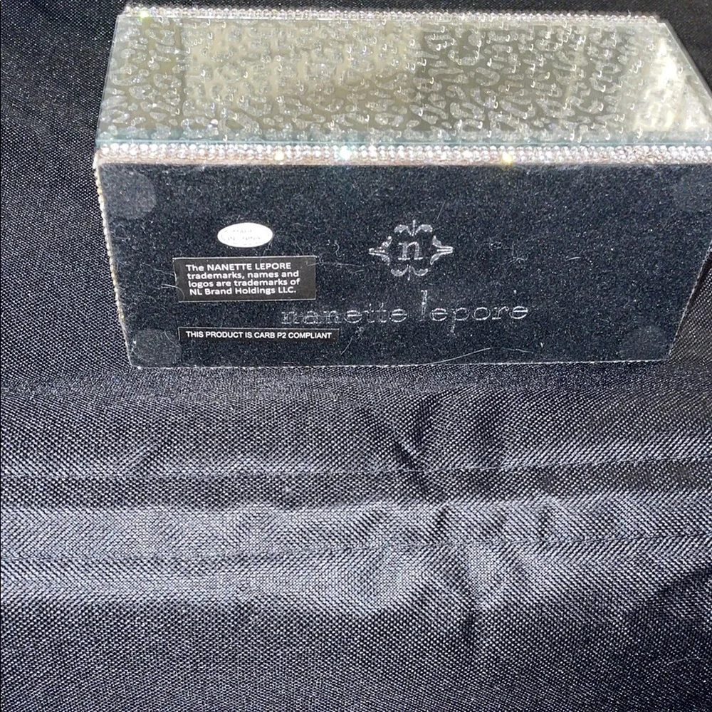 Nanette Lepore Silver Makeup Organizer